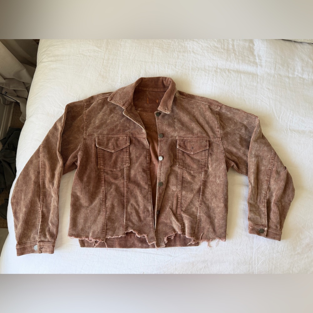 12th Tribe Brown Corduroy Jacket